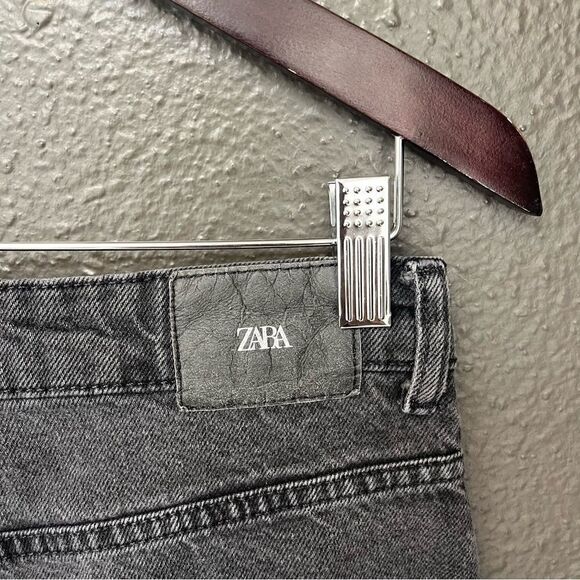 Zara distressed wide leg jeans - Picture 6 of 10